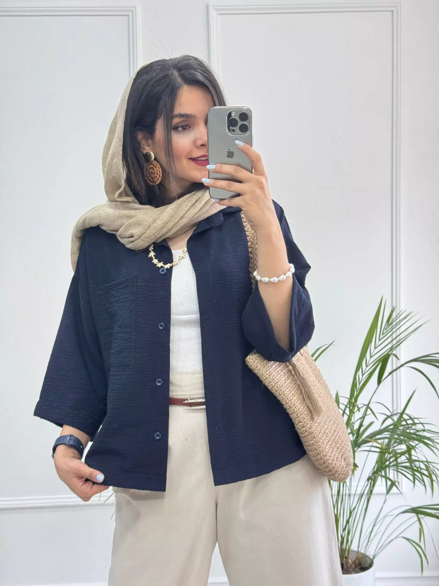 مانتو شومیزی باکسی آبنباتی